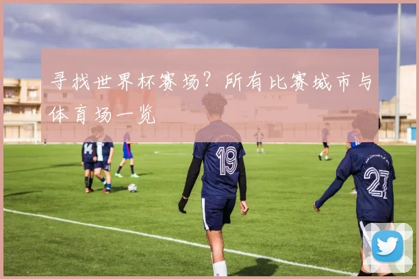 寻找世界杯赛场？所有比赛城市与体育场一览